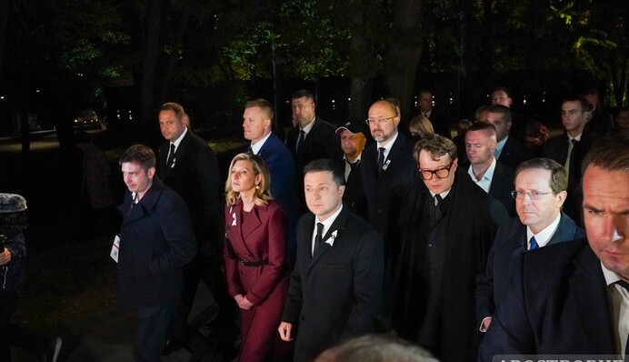 Зеленський, Герцог і Штайнмаєр в Києві відвідали "Кришталеву стіну плачу": ексклюзивні фото