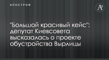 "Великий красивий кейс": депутат Київради висловилася про проєкт облаштування Вирлиці