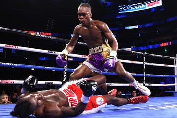 Сын легендарного Холифилда сокрушил очередного соперника: видео эффектного нокаута