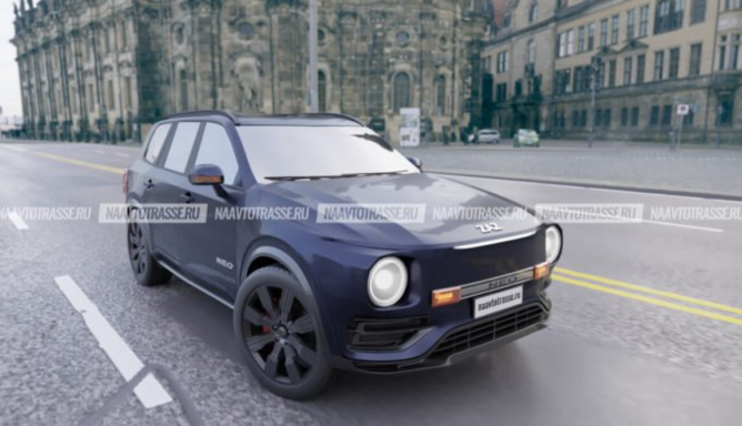 Компактный и в ретро-стиле: в сети показали, как будет выглядеть кроссовер ЗАЗ