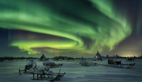 Як виглядає північне сяйво з космосу: астронавт показав видовищне фото