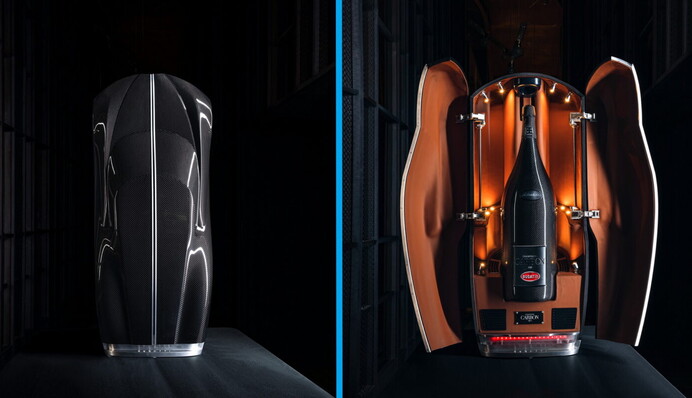 Алкоголь для обраних: з'явилися фото шампанського із дизайном суперкара Bugatti