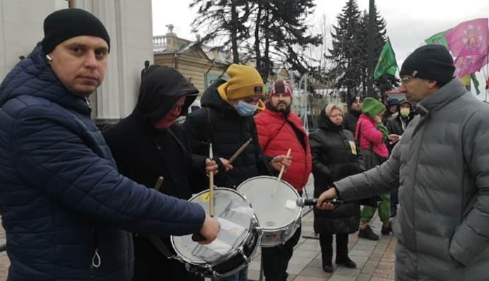 У центрі Києва 