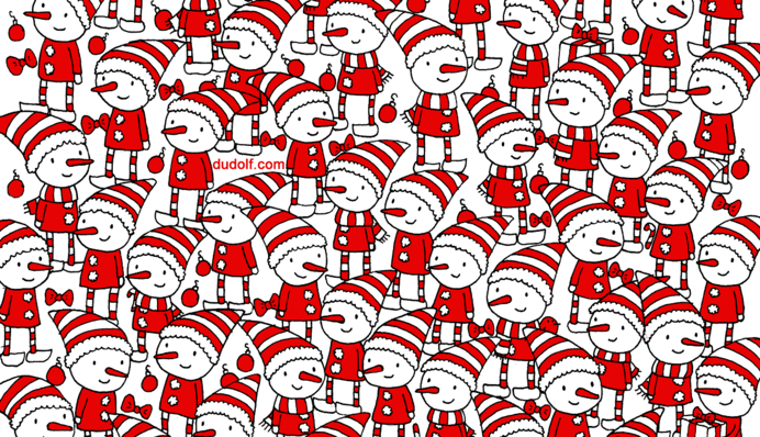 Снеговики и Санта-Клаусы с 