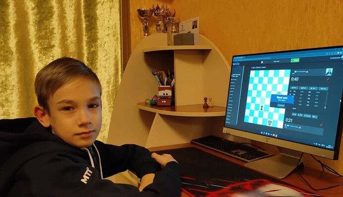 12-річний українець переміг рекордсмена зі США та виграв престижний турнір із шахів