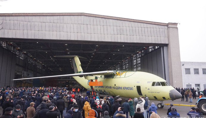 Antonov presented a new generation military transport aircraft