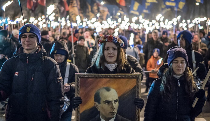 У Києві проводять ходу на честь дня народження Бандери: онлайн-трансляція