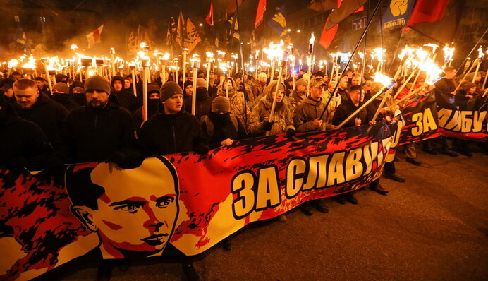 В Украине прошли акции в честь дня рождения Бандеры: фото и видео из разных городов