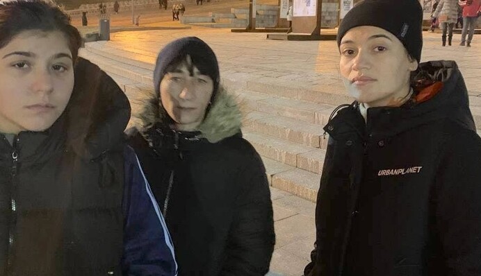 В центре Киева 