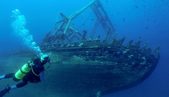 Біля острова Хортиця знайшли 15-метрове дерев'яне судно ХІХ століття