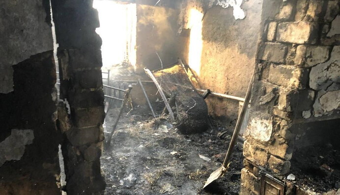 Під Вінницею живцем згоріла дитина: фото з місця трагедії