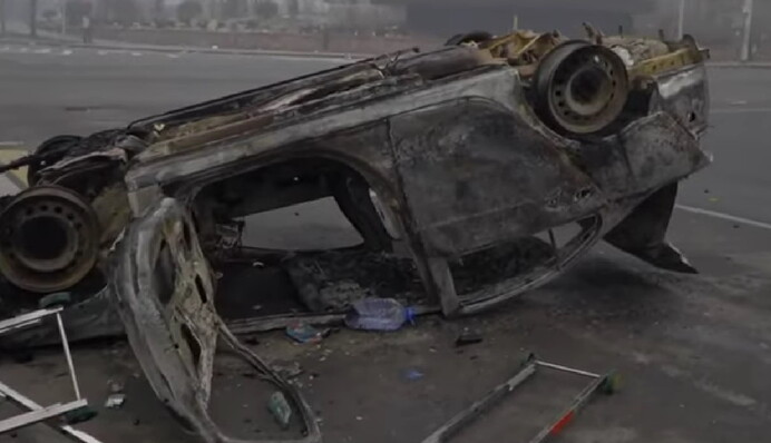 Как выглядит Казахстан после протестов: мрачное видео