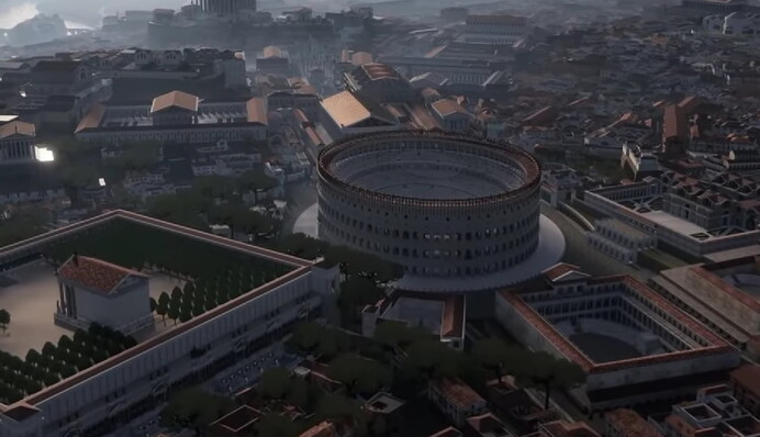 Древний Рим в 3D: появилось видео виртуального полета над городом