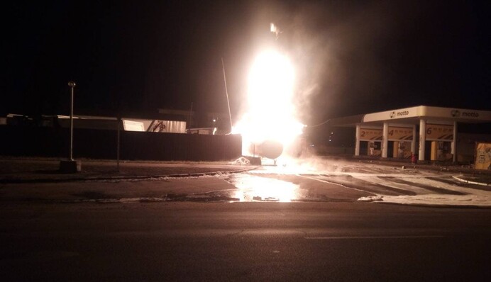 ​В Полтавской области взорвалась автозаправка: опубликованы фото и видео