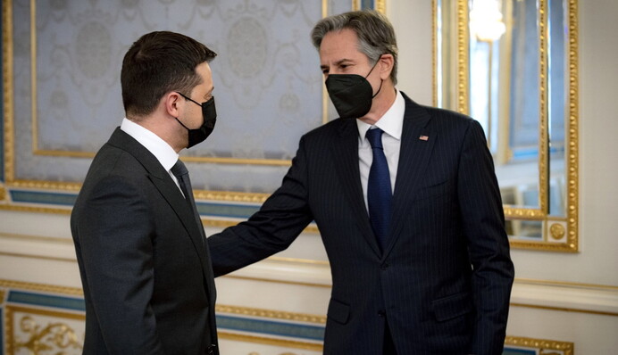 Блінкен обговорив із Зеленським російську загрозу: всі подробиці зустрічі