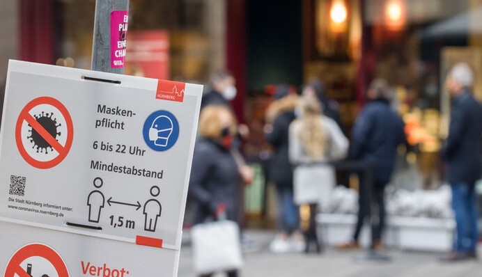 Германия установила устрашающий рекорд по числу заражений COVID за сутки