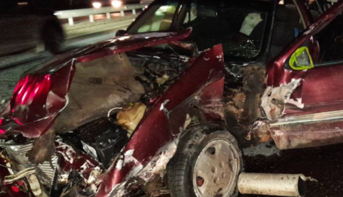 Под Киевом в пьяном ДТП пострадали люди: фото