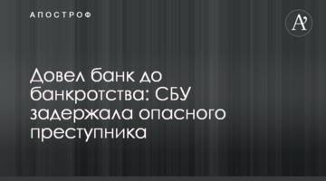 Довів банк до банкрутства: СБУ затримала небезпечного злочинця