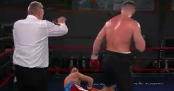 Посадив на "п'яту точку": український "Мисливець" ефектно нокаутував чеха, відео