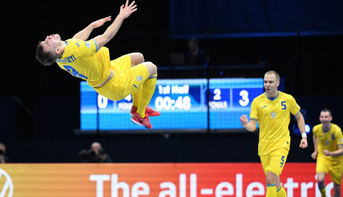 Збірна України знищила Сербію на чемпіонаті Європи з футзалу