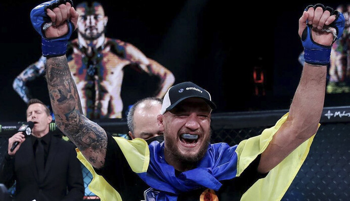 Украинский чемпион MMA провел спарринг со звездным чеченцем: видео схватки