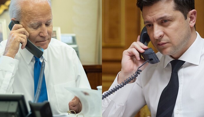 Зеленський і Байден знову поговорять телефоном: про що йтиметься
