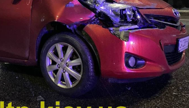 В Киеве мужчина сел пьяным за руль из-за семейных проблем и устроил ДТП: фото