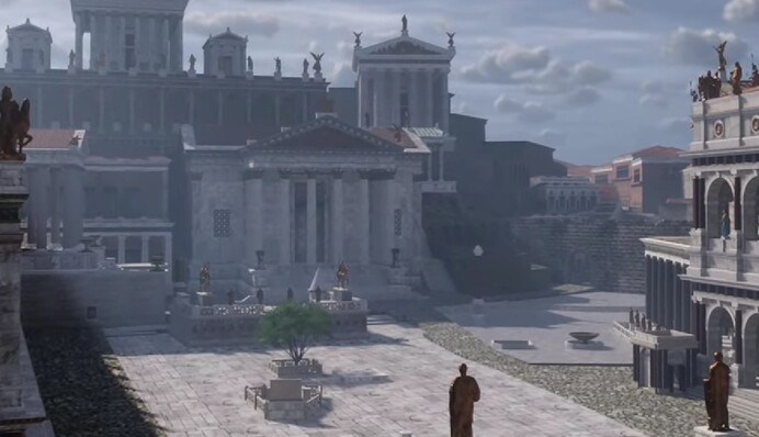 Полет над Древним Римом в 3D: появились зрелищные видео