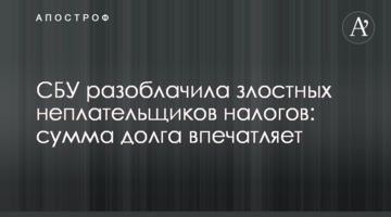 СБУ разоблачила злостных неплательщиков налогов: сумма долга впечатляет