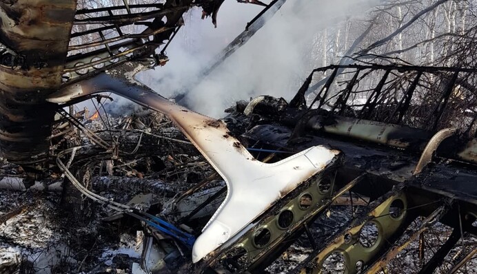 У Росії розбився ще один літак: перші подробиці та фото з місця аварії