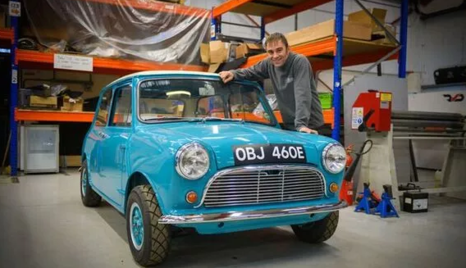 У Британії умільці засунули двигун Tesla у Mini, як виглядає оновлене ретро-авто
