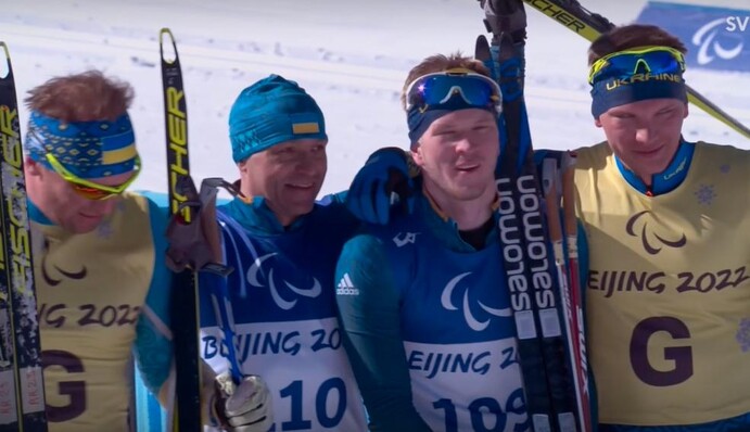 Это фантастика: украинцы захватили весь подиум в биатлоне на Паралимпиаде