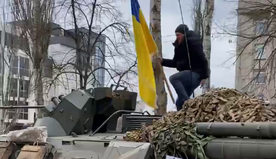 У Херсоні мітингувальник 