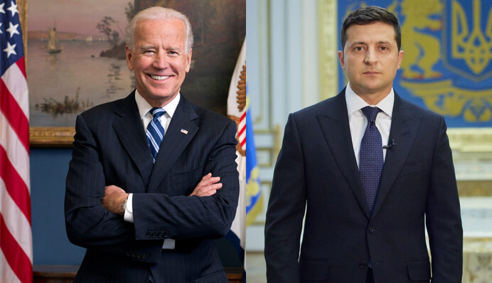 Biden called Zelensky at night regarding  ongoing efforts to 