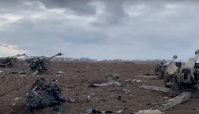 ​Заставили навечно заткнуться: под Николаевом партизаны уничтожили артбатарею оккупантов, фото и видео