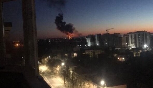 В Луцке утро началось со взрывов впервые с начала войны: фото и видео