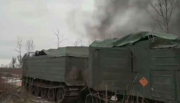 Создан для Сибири, сгорел в Украине: ВСУ уничтожили уникальный российский вездеход