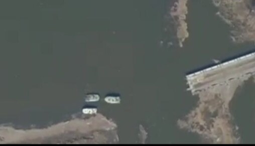 Чернобаевка-2 под Киевом: ВСУ четыре раза уничтожили понтонный мост оккупантов