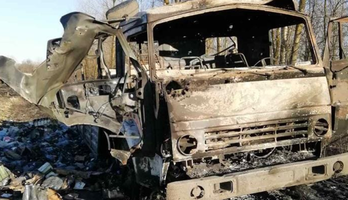 ВСУ ударили по колонне под Черниговом - оккупанты остались без еды и снарядов: фото