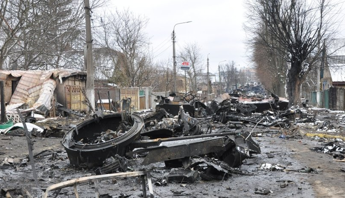 Бої під Києвом: окупанти у Бучі, Гостомелі та Ірпені взяті у кільце