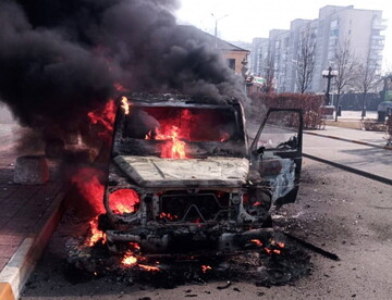 Броньоване авто "кримінального "авторитету" врятувало життя українських захисників
