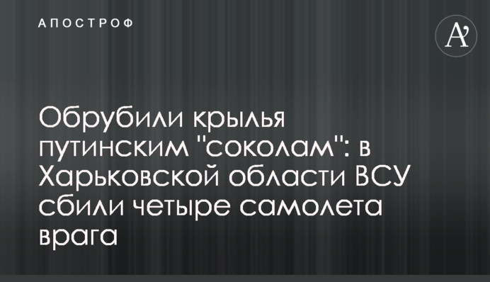 Обрубили крылья путинским 