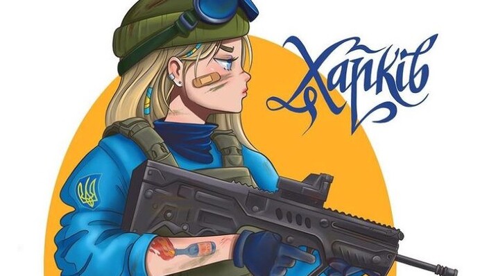 ​Харьков, Мариуполь и другие: художница изобразила города в образе женщин-воинов