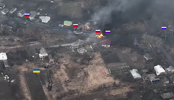 Один танк ЗСУ вступив у бій із цілою колоною рашистів: вражаюче відео