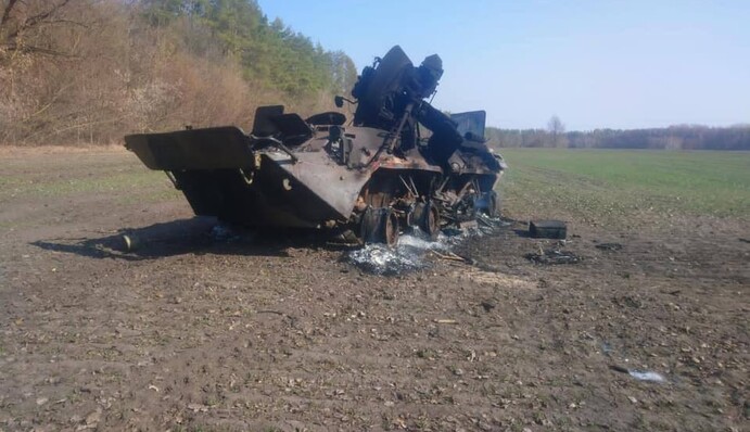 ​Освобожденный север и бои на Донбассе и юге: карта боевых действий в Украине на 8 апреля