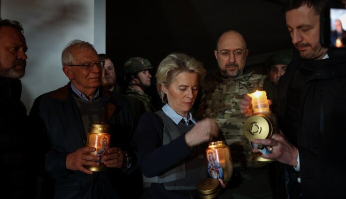 Борель і фон дер Ляйєн приїхали до Бучі: опубліковано фото