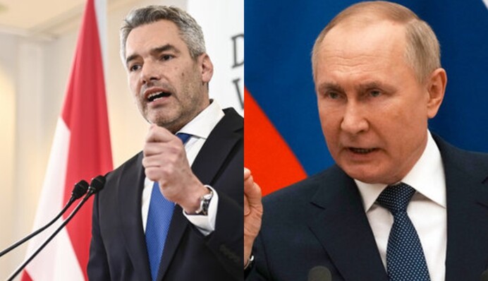 Розмова була жорсткою: канцлер Австрії розкрив подробиці зустрічі з Путіним