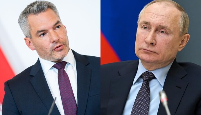 Австрійський прем'єр незадоволений зустріччю, а Путін заперечує Бучанську різанину
