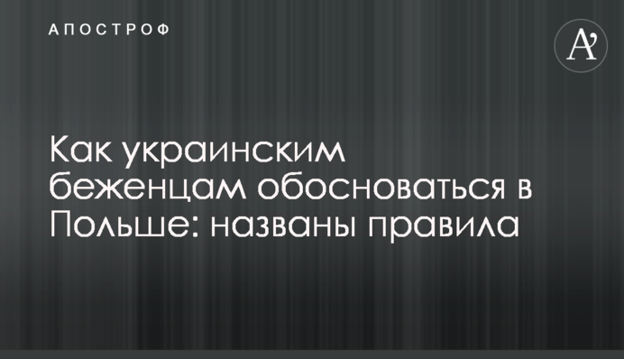 Как украинским беженцам обосноваться в Польше: названы правила