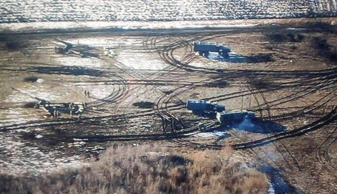 Українські бійці знищили колону морпіхів із військовою технікою: фото